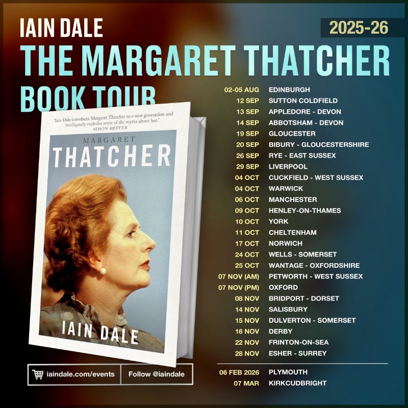 Margaret Thatcher book tour